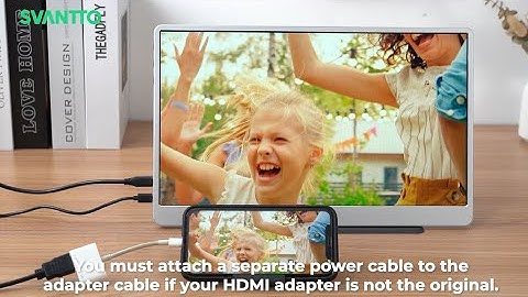 SVANTTO how to connect it to your phone? IPM001 Portable Monitor