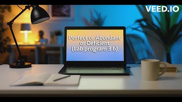 C Program to Check Perfect, Abundant, or Deficient Numbers | CP lab program 3 b