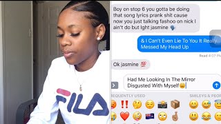 Lyric Prank On Boyfriend || WE BROKE UP!!|| 😔