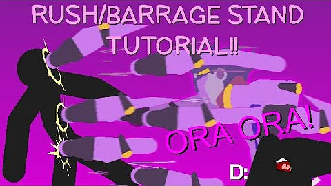 Stand Barrage Tutorial [Stick Nodes]