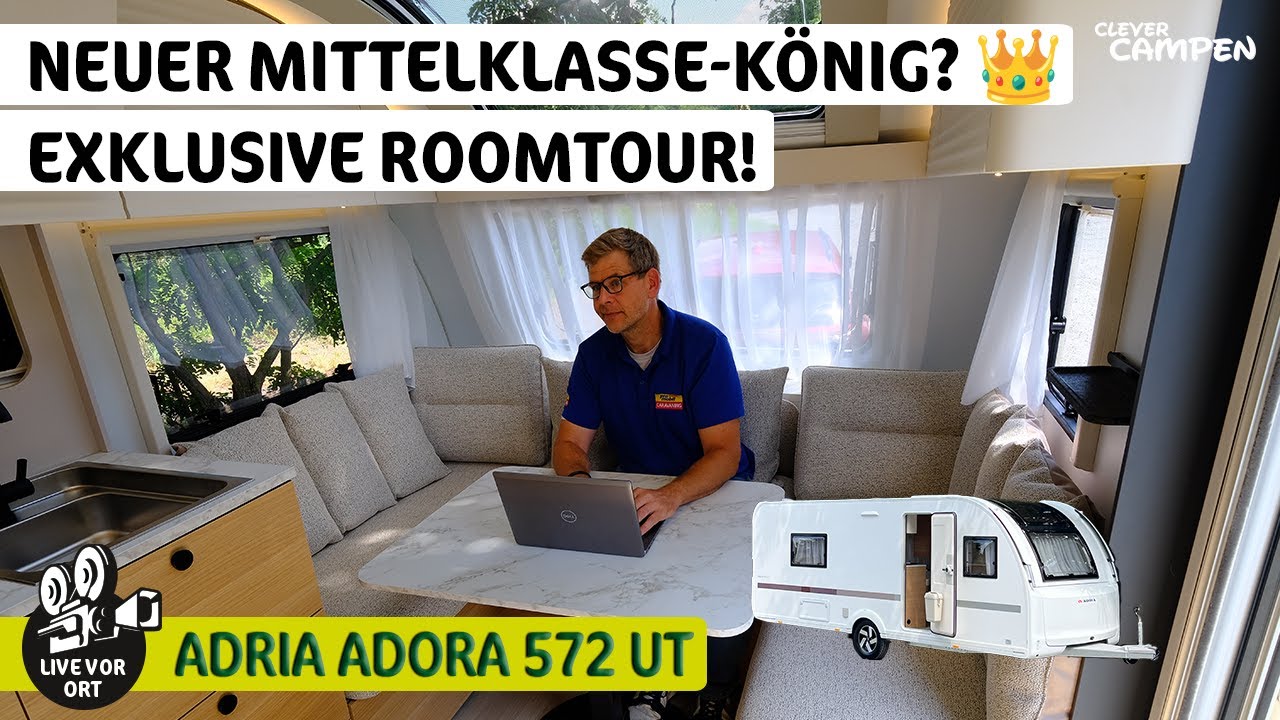 Adria Adora 572 UT (2026): Der GFK-Wohnwagen ist KOMPLETT NEU! | Exklusiver Detail-Check