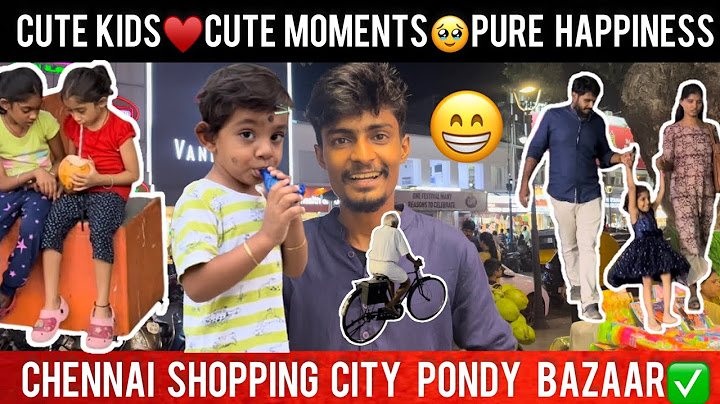 🤗எவ்ளோ சந்தோஷமா இருக்காங்க பாருங்க♥️ | Pondy Bazaar | Karthi’s Track:)