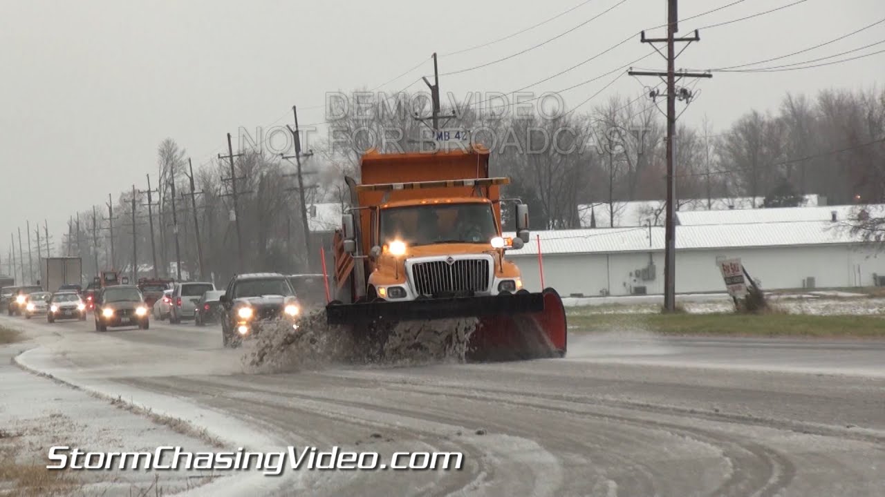 12 5 2013 Carbondale Il Sleet Storm Hazards B Roll Youtube