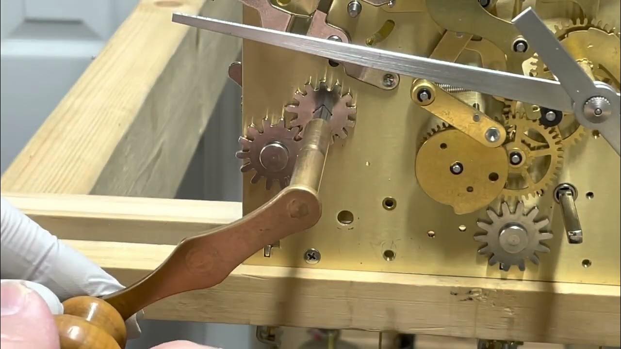 Clock Repair How to Install Winding Stops for Hermle Grandfather