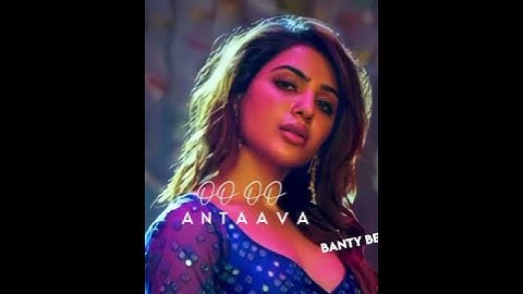 Oo antava Oo Oo antava song whatsapp status |Lyrical status Pushpa | AlluArjun | Samantha |