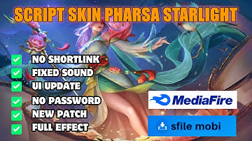 Update! Script Skin Pharsa Starlight No Password Full Effect Voice Mobile Legend Bang Bang
