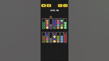 Ball Sort - Color Puzzle Game - Level 195 - Walkthrough SOLVED by RobotPlayer AI!!!