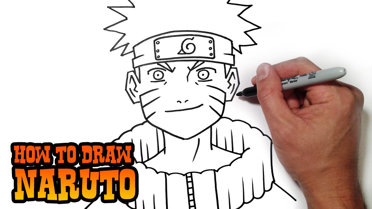 How To Draw Naruto Easy, Step by Step, Drawing Guide, by Dawn