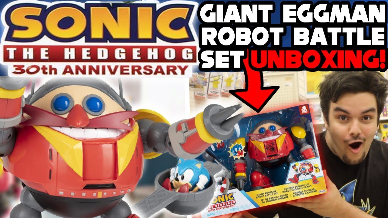 Doutor Robotinik Eggman Sputnik Sonic Blocos Boneco