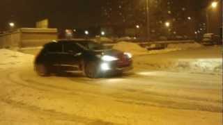 Snow Drift on the Peugeot 308