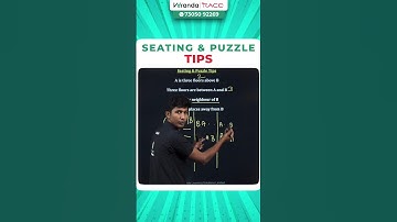 Seating & Puzzle Tricky Tips 💯💥