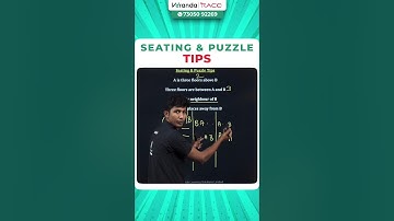 Seating & Puzzle Tricky Tips 💯💥