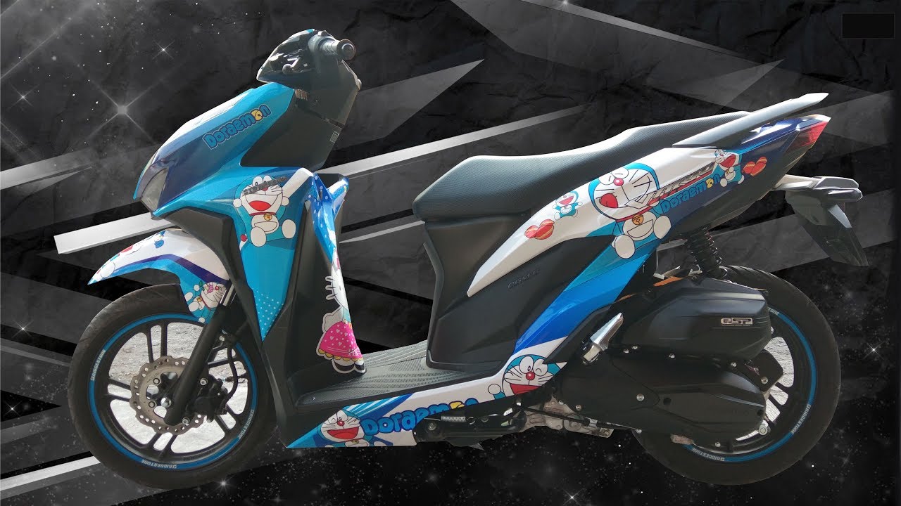 Pasang Sticker Doraemon Vario 150 All New Youtube