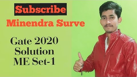 Gate 2020 Solution Mechanical Set-1