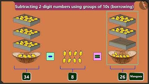 Subtraction: borrowing sums | Part 1/3 | English | Class 2