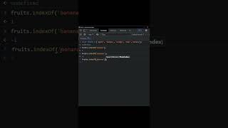 JS Array Methods : indexof() #7 #codingtutorials #javascript #webdevelopment #web #array #concept