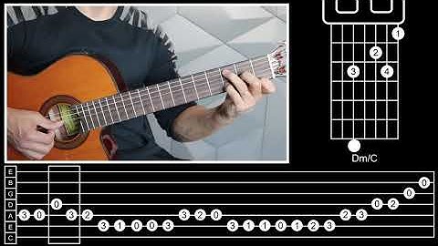 Estudo 1 - Baixarias em Dó Maior para Violão 6 Cordas - Curso Simplificando o 7