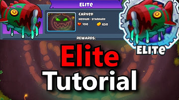 Bloonarius Elite Tutorial || Only 2 Paragons + Minimum Monkey Knowledge || Carved (BTD6)