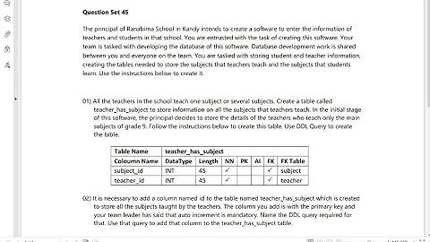 Database Task45|Table with foreign key using DDL Query|1st year|java instituteD Fernando|@dtecknow