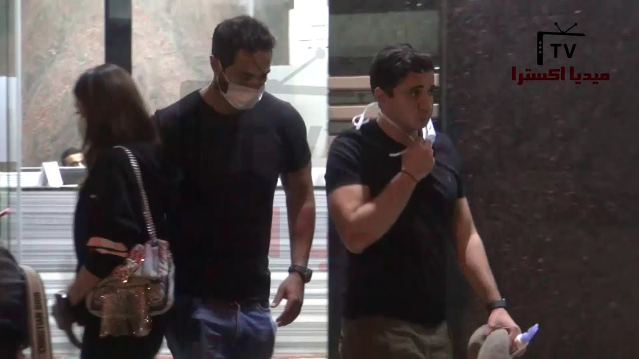 شوفوا كريم فهمى وهشام جمال وشيماء سيف خلال وداع الفنان الكبير سمير غانم