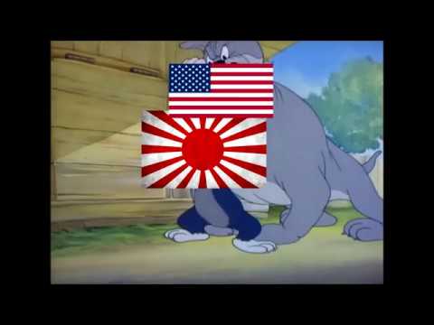 Tom and Jerry WW II Japan vs United States Meme