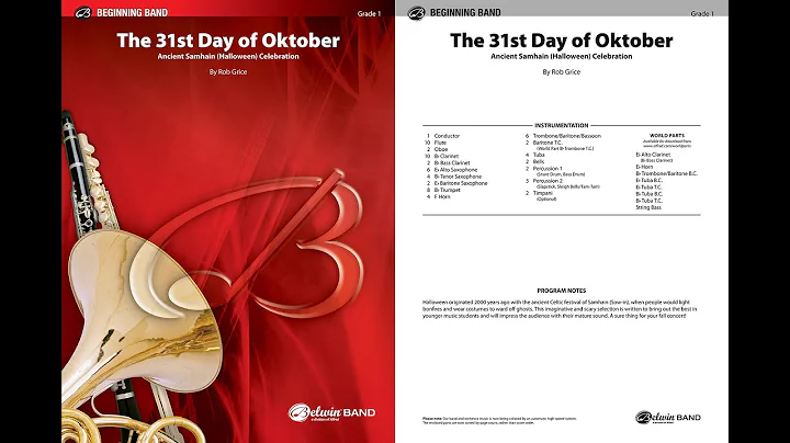 The 31st Day of Oktober, by Rob Grice – Score & Sound