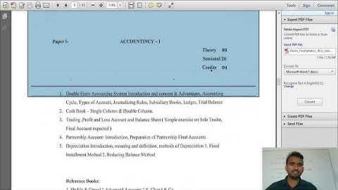 discussion on syllabus/BCA