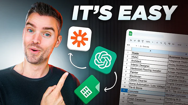 How to Use ChatGPT with Google Sheets & Zapier