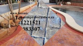 Ofertas y Precios Hormigon Impreso LA ZARZA (Murcia),Murcia Tel.671221521