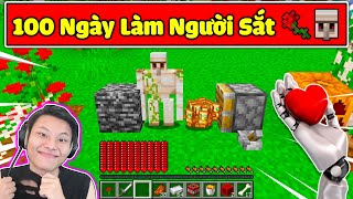 JAYGRAY THỬ THÁCH 100 NGÀY LÀM NGƯỜI SẮT SINH TỒN TRONG MINECRAFT*SỞ HỮU SỨC MẠNH BẤT TỬ CỰC HÀI 🦾🤖