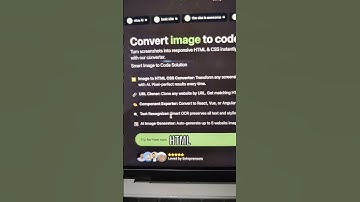 AI Magic: Convert Screenshots to Code Instantly! #HTML #CSS #React