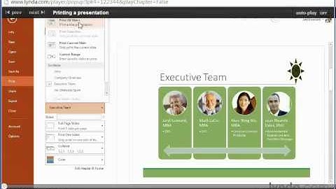 53 Formation PowerPoint 2013 (Printing a presentation)