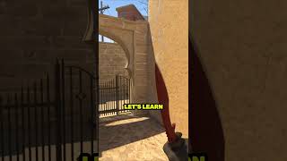 B Site Smokes From Spawn Mirage #shorts #cs2