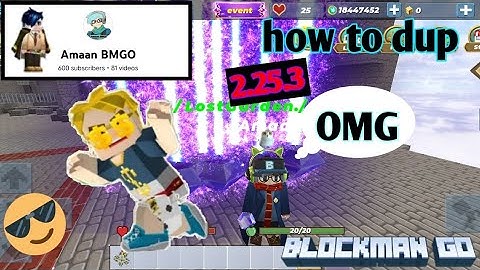 Blockman go Skyblock duplication glitch  2.25.1 || latest working||#blockmango #skyblockduplicate