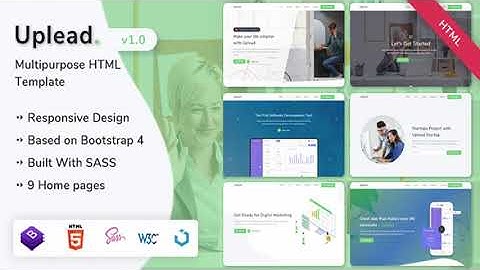 Uplead - Creative Multipurpose Landing Page Template | Themeforest Website Templates and Themes
