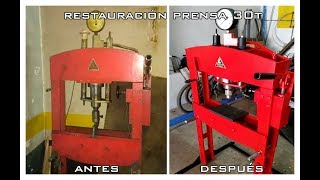 Taller Automotriz : REXON Prensa Hidráulica ET30B 30ton c/ manómetro