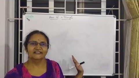 Area of triangle in coordinate geometry