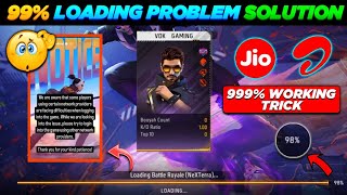 Famous 99% Loading Problem In Free Fire Solution | How To Solve Free Fire 99% Loading Problem | 99% Problem Profile