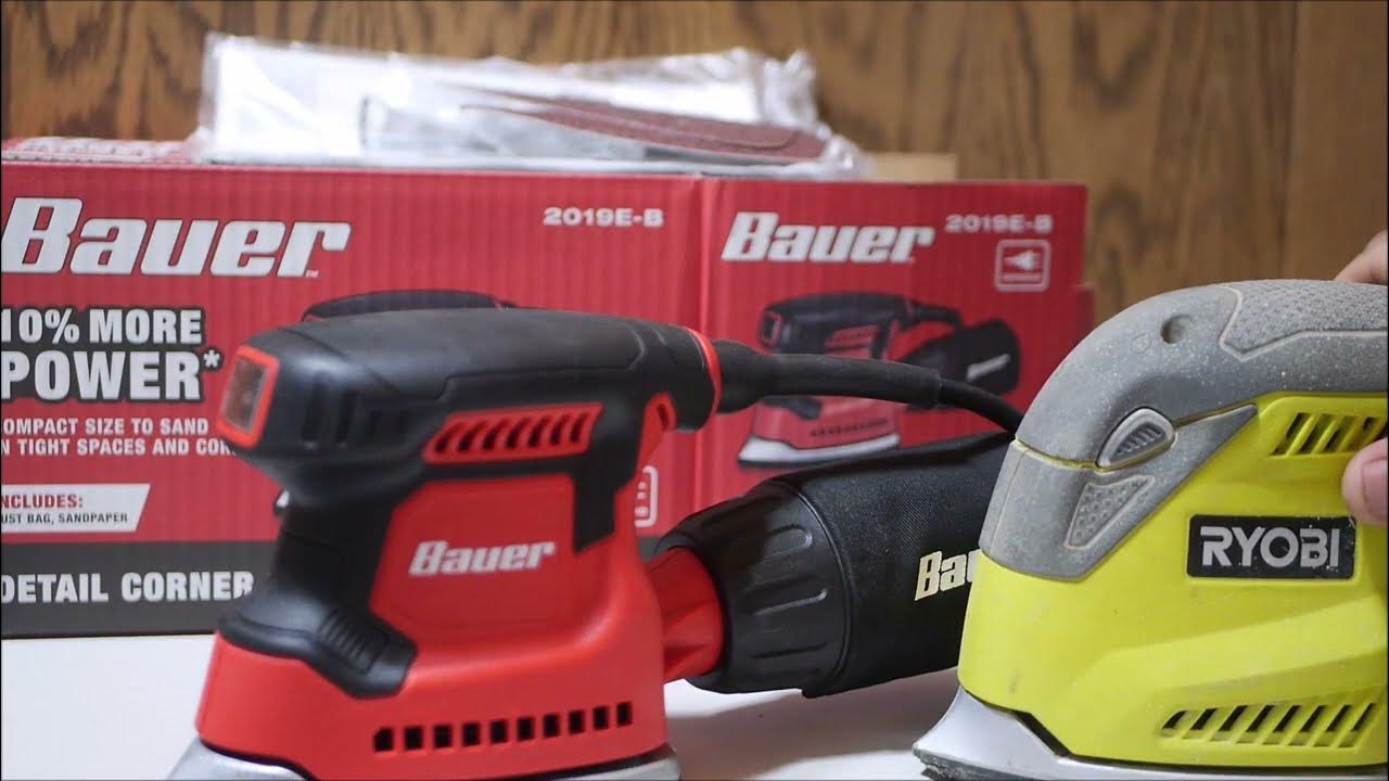Harbor Freight Bauer Orbital Palm Sander Unboxing YouTube