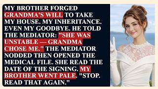 My Brother Forged Grandma's Will To Steal My Inheritance, Until The Mediator Read The Altered Deed