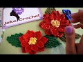 Flor Navideña a Crochet - Stella di Natale all'uncinetto | JEKE CROCHET 💮🎄 Paso a Paso