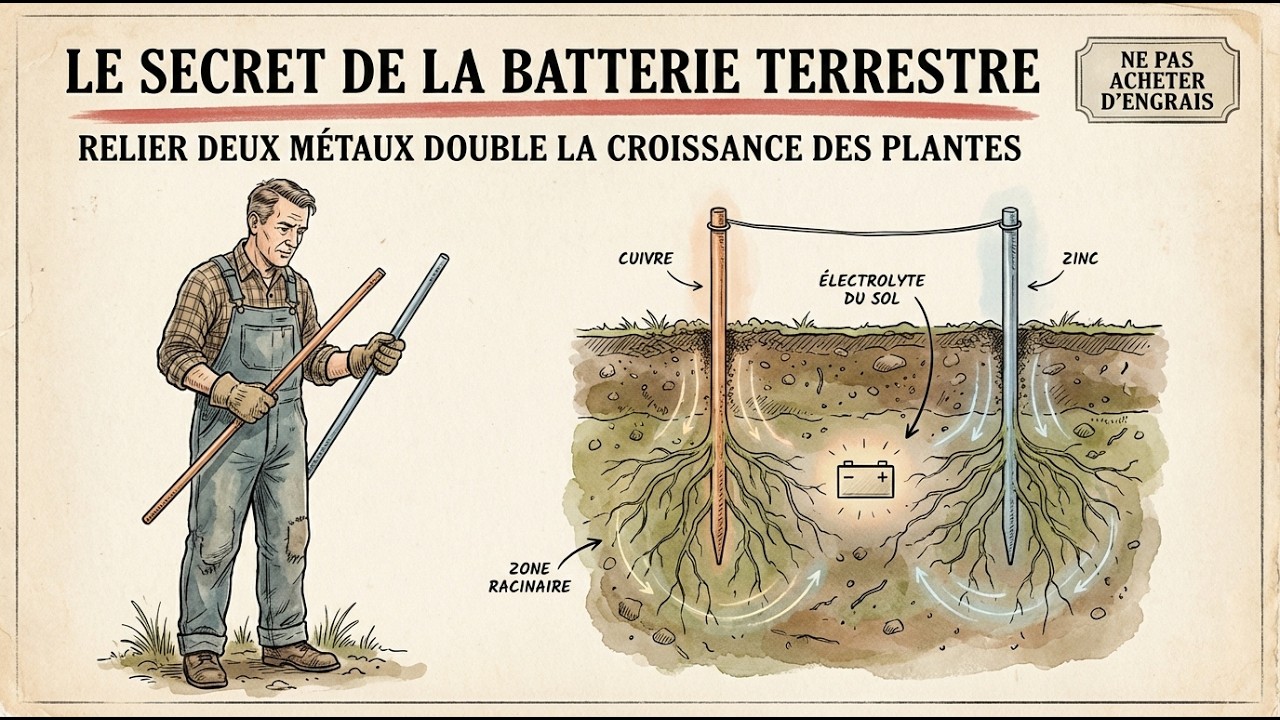 Relier deux métaux double la croissance des plantes — le secret de la « batterie terrestre »