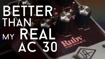 A screaming AC30 sounds insane! UA FX Ruby Review