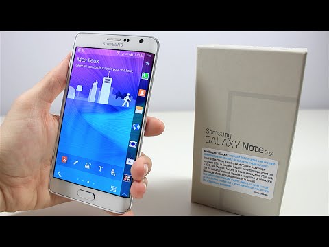 Déballage du Galaxy Note Edge, premier démarrage et configuration en Français