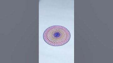 Spirograph Wonders #spirograph  #satisfying #asmr #viralshort #shorts #art #skills #relaxing