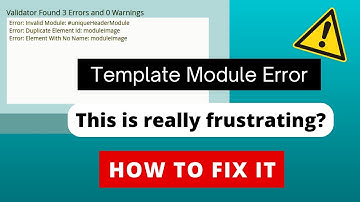 How to encounter Module error in Marketo Email Templates?