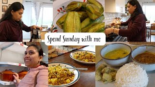 Spend Sunday with me - Cooking Veg Thali - Going to Mall (first time in Edmonton)