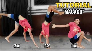 Tutorial movimento da capoeira (Macaco, macaquinho, pulo do macaco) ABADÁ CAPOEIRA