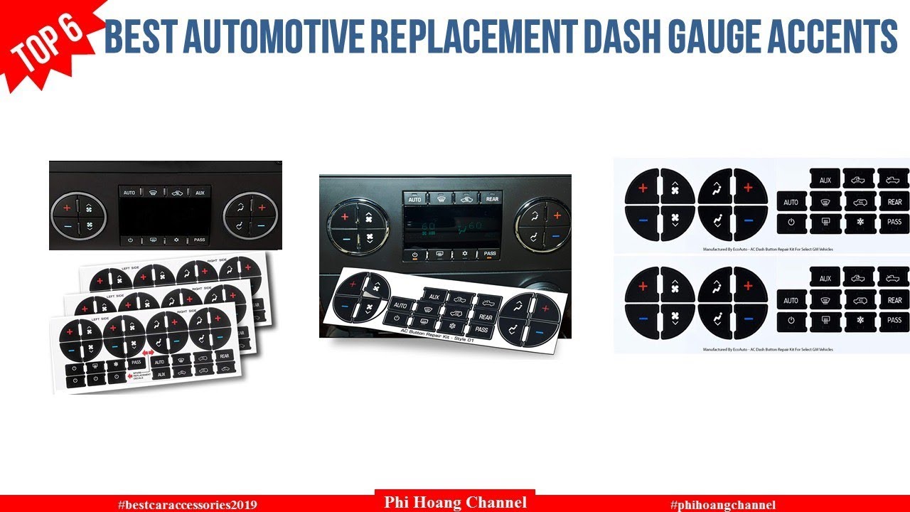 Top 6 Best Automotive Replacement Dash Gauge Accents With Price Best