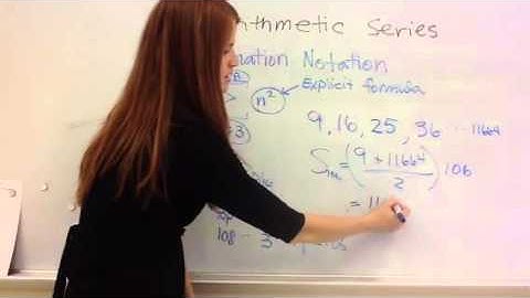 9.4 Arithmetic Series